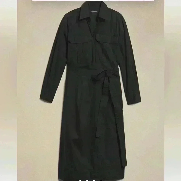 Banana Republic POPLIN MIDI SHIRTDRESS - Picture 4 of 4